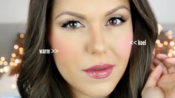 how to kleuren makeup kiezen blush warm koel