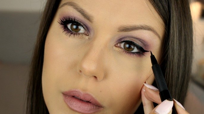 Get the look Berry toned smokey eye 8