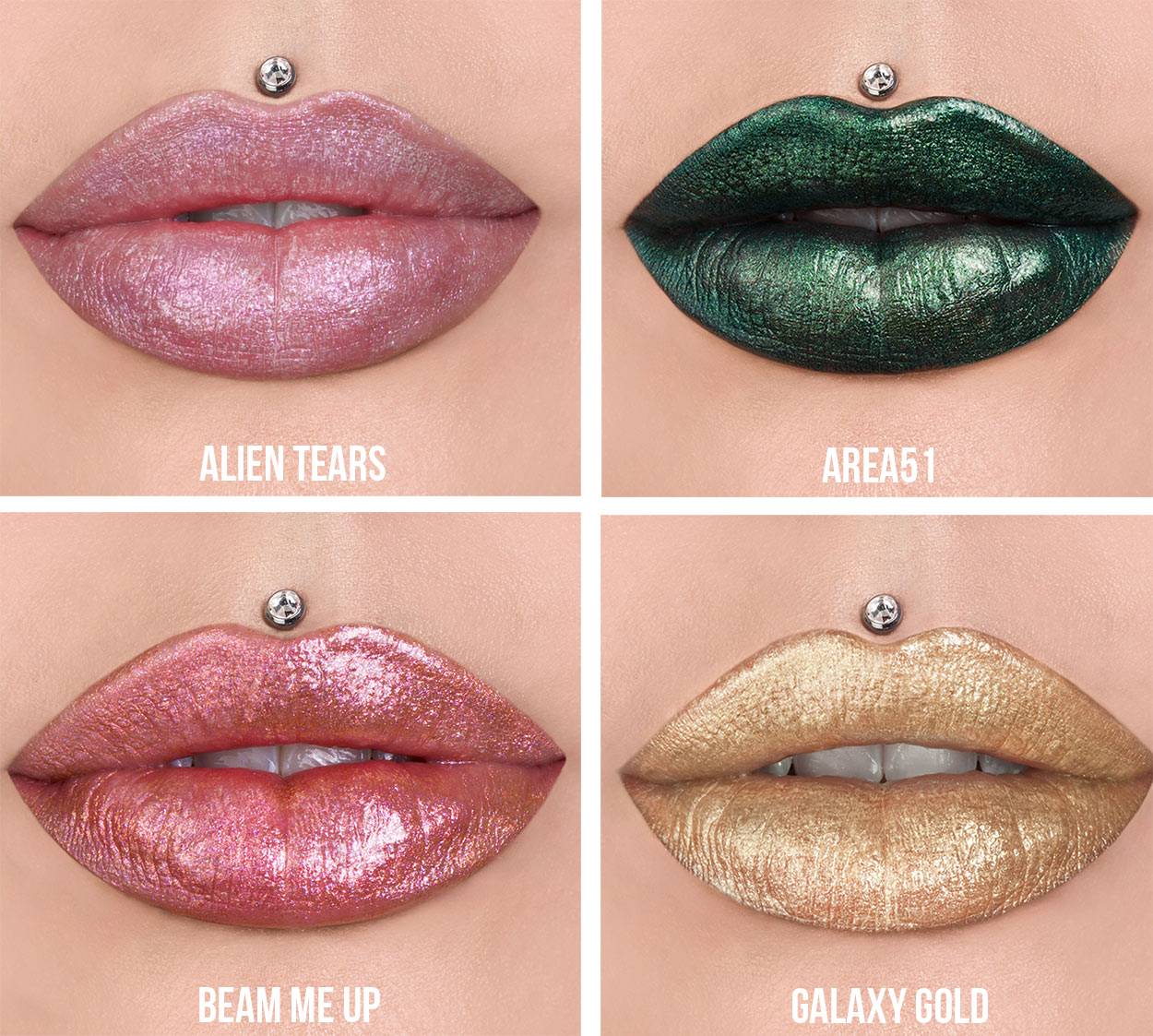 Newest Jeffree star alien collection Beam Me Up Lip Ammunition